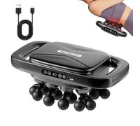 Body Massager - Type-C 32x17.5cm 30-Setting Quiet | Buttocks Electric Machine | 20mm Red Light Deep Thrust Muscle Relaxation Device for Men Women Elderly Long Working People After Workout