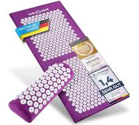 Body & Mind® Acupressure Mat XL 130x50 cm - 13,662 Tips Nail Mat | Massage mat for back pain, neck tension & sciatica relief - washable cover, carry bag included
