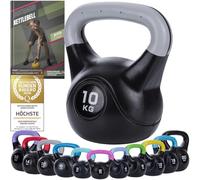 Body & Mind® Kettlebell Ball dumbbell plastic 2-20 kg - Workout weight dumbbell for strength training - Professional Fitness Swing dumbbell (10Kg)