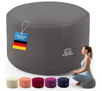 Body & Mind® Meditation Cushion - 18 cm Seat Height, Washable Cover