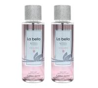 Body Mist 250ml x Pack of 2 - Feel Fresh, Fragrant and Inspired Each Day - With Its Portable Bottle Size, You Can Freshen Up Throughout the Day No Matter Where You Are