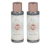 Body Mist 250ml x Pack of 2 - Sunny Day - Feel Fresh, Fragrant and Inspired Each Day - With Its Portable Bottle Size, You Can Freshen Up Throughout the Day