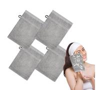 Body Mitt | Washcloths with Loop | 4 Piece Soft Cotton Glove Towel Bath Washcloth for Hand Face Cleaning Kids Baby Women Men Travel