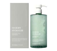 Body Moisturizing Essence | 386ml Hyaluronic Acid Body Essence, containing rice algae extract, provides long-lasting hydration, improves skin elasticity and firmness | Portable pump bottle