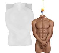 Body Mold Candle Mold,3D Muscle Male and Shy Female Body Mold Candle Silicone Molds - Naked Shy Women Men Body Mold Candle Mold, Body Art Female Male, Candle Making