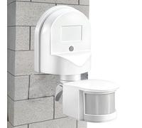 Body Motion Sensor, Water Resistant, Wall Mount and 180 Degree Rotation Motion Detector Sensor for Kitchen, Bathroom, Patio, Garage, Entrance, Hallway and Stairs