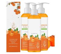 Body Odour Wash for Women,Body Soap,120 ml Persimmon Natural Body Wash,Cleaning Skin Lotion,Strong Odour Control,B-ody O-dour Eliminator for Armpits,Persimmon Body Wash for Old People Smell (3)