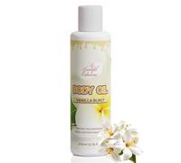 Body oil designed for Deep Hydration to nourish, protect, and rejuvenate the skin while leaving it with a soft, radiant glow and a vanilla scent long -lasting fragrance jojoba oil and more 6.76oz