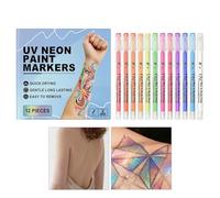 Body Paint Markers - Makeup Drawing , Faces Painting Kit , Washable Face Paints , Facee And Body Paintss Crayons | For DIY Projects Home Party Halloween Christmas Skin Drawings Coloring