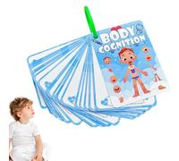 Body Parts Learning for Kids, Body Parts Learning Flash Cards - 36X Body Parts Teaching Card | Cognitive Education Teaching Card Material for 3 years old+ boy girl