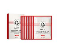 Body Peeling Pad, Portable Gentle Scrub Mitt, Adorable Sensitive Skin for Hand, Arm, Neck, Underarm, Leg, Face, Post-Tanning Skin Care Tool, Women and Men, Red, Green