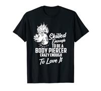 Body Piercer Gun Dermal Piercing Implants Quotes T-Shirt