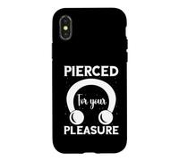 Body Piercer Pierced For Your Pleasure Dermal Piercing Case for iPhone X/XS