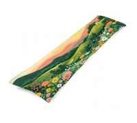 Body Pillow Case Green Long Bolster Pillow Cases 19 x 72 in, Hills Double-Sided Print Bed Pillows with Invisibl Zipper Soft Cozy Velvet Long Pillowcases, for Pregnancy Support Side Sleeper J0-739