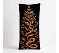 Body Pillow Cases, Long Style Orange Color Cushion Covers 50x150, Sofa Cushion Covers 60 x 20In Full Coverage Double-Sided Printing Snake for Pregnancy Pillow Cases Sofa Bedroom Accessories FGYB-0530