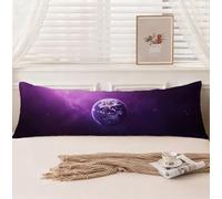 Body Pillow Cover 12x36 In, Earth Cushion Covers Simple Cushions, Pregnancy Pillow Protectors Velvet Decorative Pillows, Double Sided Printing and Invisible Zipper for Room Decor Aesthetic, Model1319