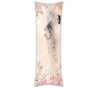 Body Pillow Cover 12x36in Pillows Case Mountains And Waters Long Pillow Cases Protector with Zipper Decorative Bedding Pillowcase Velvet Cushion Covers for Pregnancy Maternity Women Side Sleeper b-753
