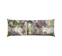 Body Pillow Cover 16x60in Long Lumbar Throw Pillow Covers Decorative Soft Bedding Pillowcase Garden Arch Flowers Cushion Pillow Case for Bedroom Couch Bed Living Room Home Decor Pack of 1 g-437