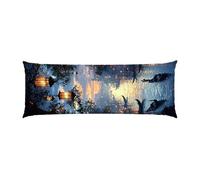 Body Pillow Cover 16x60in Long Lumbar Throw Pillow Covers Decorative Soft Bedding Pillowcase Venice, The City Of Water Cushion Pillow Case for Bedroom Couch Bed Living Room Home Decor Pack of 1 g-851