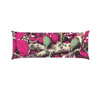 Body Pillow Cover 20x54in Plant Immortal Ball Long Pillowcase Protector Velvet with Zipper Decor Bedding Pillowcase Rectangle Soft Cushion Covers for Bed, Decor Pillow Case for Pregnancy/Baby w-1005