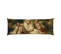 Body Pillow Cover 20x56in Long Lumbar Throw Pillow Covers Decorative Soft Bedding Pillowcase Angel Child Cushion Pillow Case for Farmhouse Bedroom Couch Sofa Bed Living Room Home Decor Pack of 1 g-835