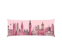 Body Pillow Cover 24x72in Long Lumbar Throw Pillow Covers Decorative Soft Bedding Pillowcase The Big Ben Parliament House In London Cushion Pillow Case for Bedroom Bed Living Room Home Decor g-565
