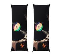 Body Pillow Cover 54"X20" Ultra Soft Microfiber Long Pillow Case Vinyl Records Decorative Bedding Pillowcase Cushion Cover Cases with Hidden Zipper for Bedroom Couch Sofa,Home Gifts