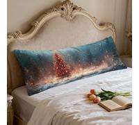 Body Pillow Cover Christmas Bolster Pillow Cases,Soft Velvet long pillows 40 x 120 with Invisible Zipper Pillowcase,Pregnancy Pillows for Maternity Support and Side Sleeper Pillowcase Landscape 0p-93