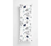 Body Pillow Cover, Leaf Long pillow Case with Zipper, Decorations Double Sided Print Bolster Pillow Cases for Sofa Living Room Home Decor 20x60 Inch Colorful Fragments