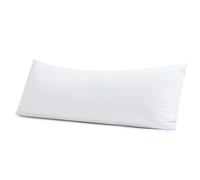 Body Pillow Cover Long Pillow Case,100% Egyptian Cotton Bed Pillow Protector with Zipper,400 Thread Count Cooling Full Body Pillowcase for Adults 20x54 Inches (1 Pack,White)