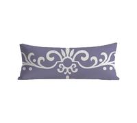 Body Pillow Cover Purple Long Bolster Pillow Case 50x150 cm Linen Super Soft Full Body Pillowcase Simplicity with Invisible Zipper Closure, Long Cushion Covers for Side Sleeper Autumn DecorationsG-482