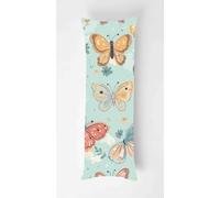 Body Pillow Cover, Vintage Butterfly Long pillow Case with Zipper, Decorations Double Sided Print Bolster Pillow Cases for Sofa Living Room Home Decor 28x35 Inch Leaves