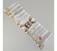 Body Pillow Easter Pillowcase Grey Side Sleeper Pillow Cover 1PC 40 x 120 cm Long Bolster Pillows with Zipper Double Sided Print Soft Velvet Pillowcase for Maternity Support and Side Sleeper Y4-680