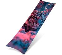 Body Pillowcase 40x120cm Long Pillow Cover, Breathable/Soft velvet Bedding Case Pregnancy/Side Sleeper Pillow, Breathable Replacement Case with Hidden Zipper, Machine Washable Tiger Animal 3 K0Z-281