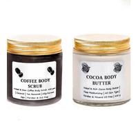 Body Polish Kit with Coffee Extracts & Cocoa Butter - 200g | Tan Removal & Deep Moisturization | Unisex Skincare Combo for Men & Women | Ideal Mother's Day Gift Set
