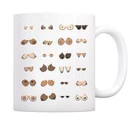 Body Positivity Boobs Tea Cup Funny Mug Luxury Coffee Mug for Beverages Kitchen Hot Chocolate 330Ml