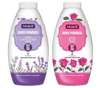 Body Powder 100% Talc Free Leaves Your Skin Soft and Smooth Rose (280g) and Lavender (280g), Combo Pack