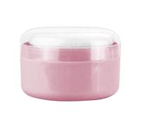 Body Powder Container - Portable Bath Dusting Storage Leak-Proof Holder with Puff & Easy Fill Design for Talcum, Loose Powder, Bath , Care, Skincare Routine and Daily Grooming