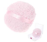 Body Powder Puff, 6 Inch Large Powder Puff with Storage Container Pink Soft Dust Puffs for Women Bodies