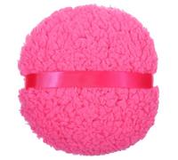 Body Powder Puff 6’’ Ultra Soft Washable Large Round Velour Powder Puff, Large Velvet Dust Puffs Soft Reusable Body Powders Applicator Face Powders Puffs for Loose Mineral Powder(Rose red)