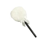 Body Powder Puff Make Up Puff Soft Loose Powder Easy to Clean Sucking Shape Body Applicator for Face Make Up Soft with Long Lollipop Shape Applicator