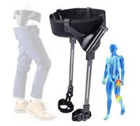 Body Power Mobility Aids Aid Exoskeleton Legs Rehab Training Equipment Hiking and Climbing Stairs Assist 3 Levels of Adjustable Strength for The Elderly and Limited Mobility,L