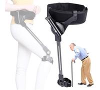 Body Power Walking Aid Leg Rehabilitation Training Assisted Lower Limb Mobility Walking Aid, 3 Level Adjustable Strength, Great for Senior's Walking Mobility(Right Leg,Medium)