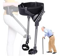Body Power Walking Aids, Exoskeleton Power Walking Aid for Elderly, Training Leg Training with Limited Mobility, 3 Levels of Adjustable Strength(Both Leg,S)