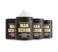Body Prescriptions - Men's Body Scrub - Ultimate Skin Cleansing Gel in Bottle with Swivel Lid for All Skin Types