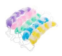 Body Puff,Back Scrubber Bath Shower Mesh Exfoliating Loofah,Exfoliating Towel Soft Nylon Wash Cloth Puff Spa Durable and Useful