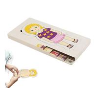 Body Puzzle Game - Children Wood Human Body Puzzles, Educational Anatomy Learning Activity, Hands on Interactive Play for Kids, Sturdy Home School Project, Excellent Preschool Kindergarten Fun