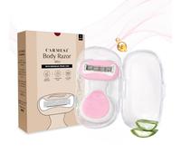 Body Razor For Women'S Hair Removal |1 Pc | With Travel Case | 5-Blade Precision | Smooth & Hassle-Free Shaving On The Go | Aloe Vera & Vit E