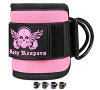 Body Reapers Workout Ankle Straps for Cable Machine Women, Ankle Cuff Cable Attachment, Ankle Clips for Cable Machine, Glute Kick Back Ankle Straps, Glute Workout, Lower Body Exercises - Single