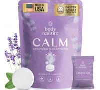Body Restore Bath Bombs Aromatherapy 15 Pack - Birthday Gifts for Women, Men, Easter Basket Stuffers, Stress Relief, Relaxation, Self Care - Lavender Shower Steamers